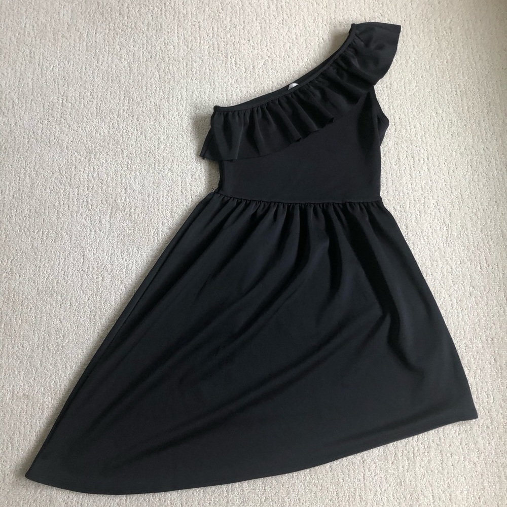 kids Abercrombie one shoulder asymmetrical dress